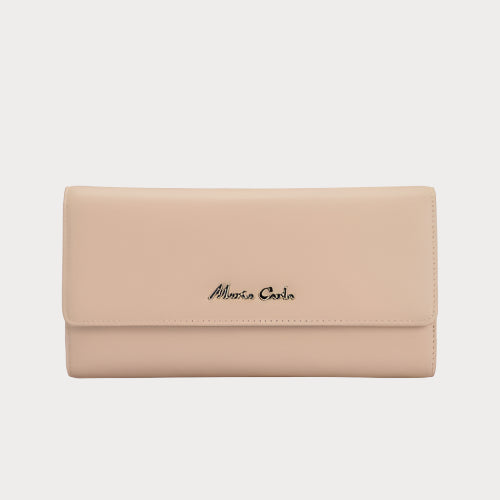 Luxury Leather Long Wallet by Maria Carla