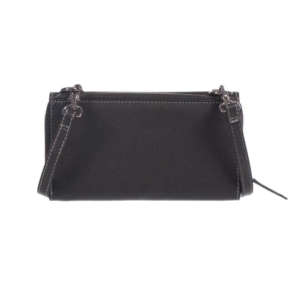 Large Full Leather Wallet on String