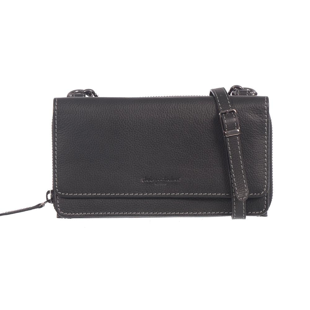 Large Full Leather Wallet on String