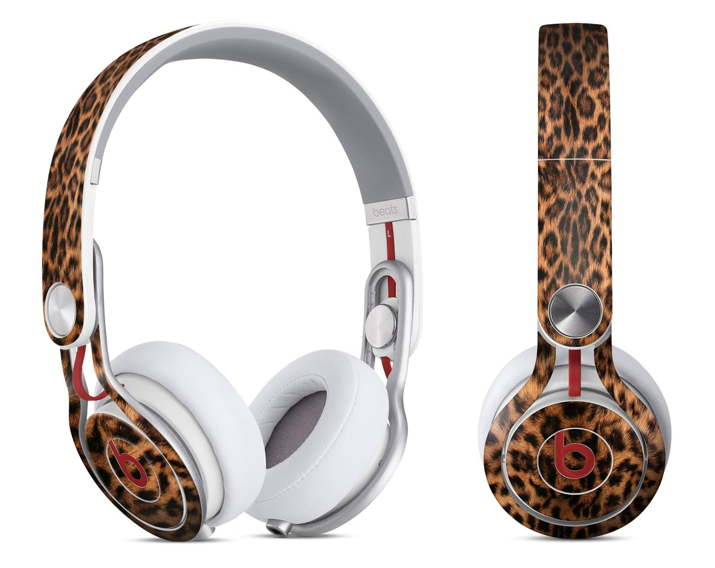 Mirrored Leopard Hide Beats by Dre