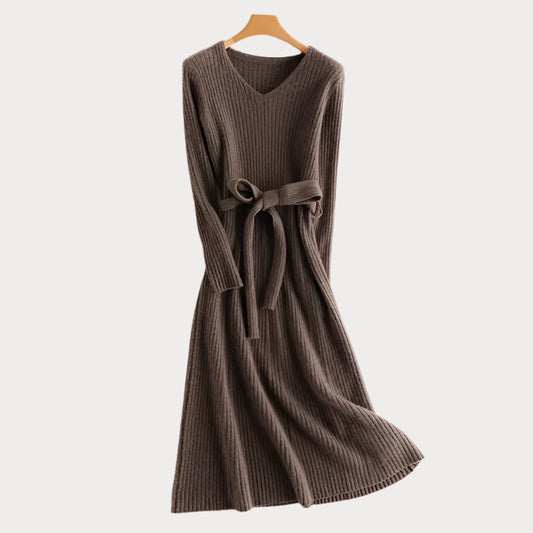 Cashmere Sweater Camel Dress