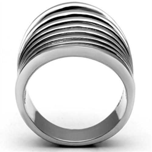 Women Stainless Steel No Stone Rings